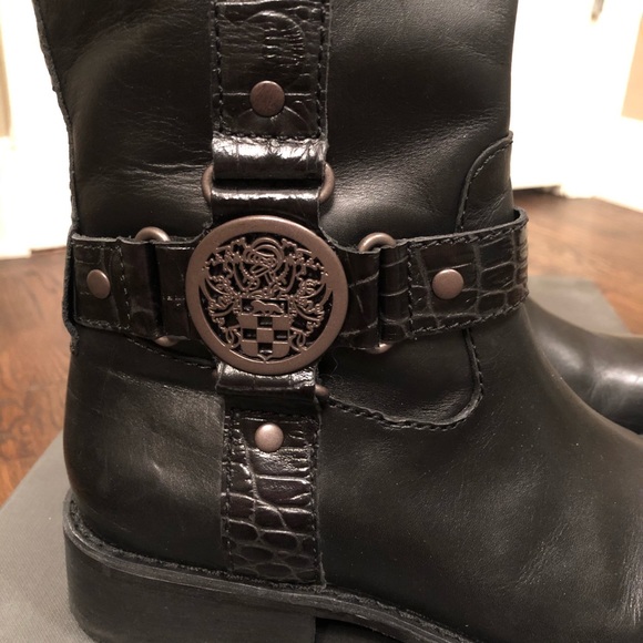 Vince Camuto Black Riding Boots - Picture 7 of 7